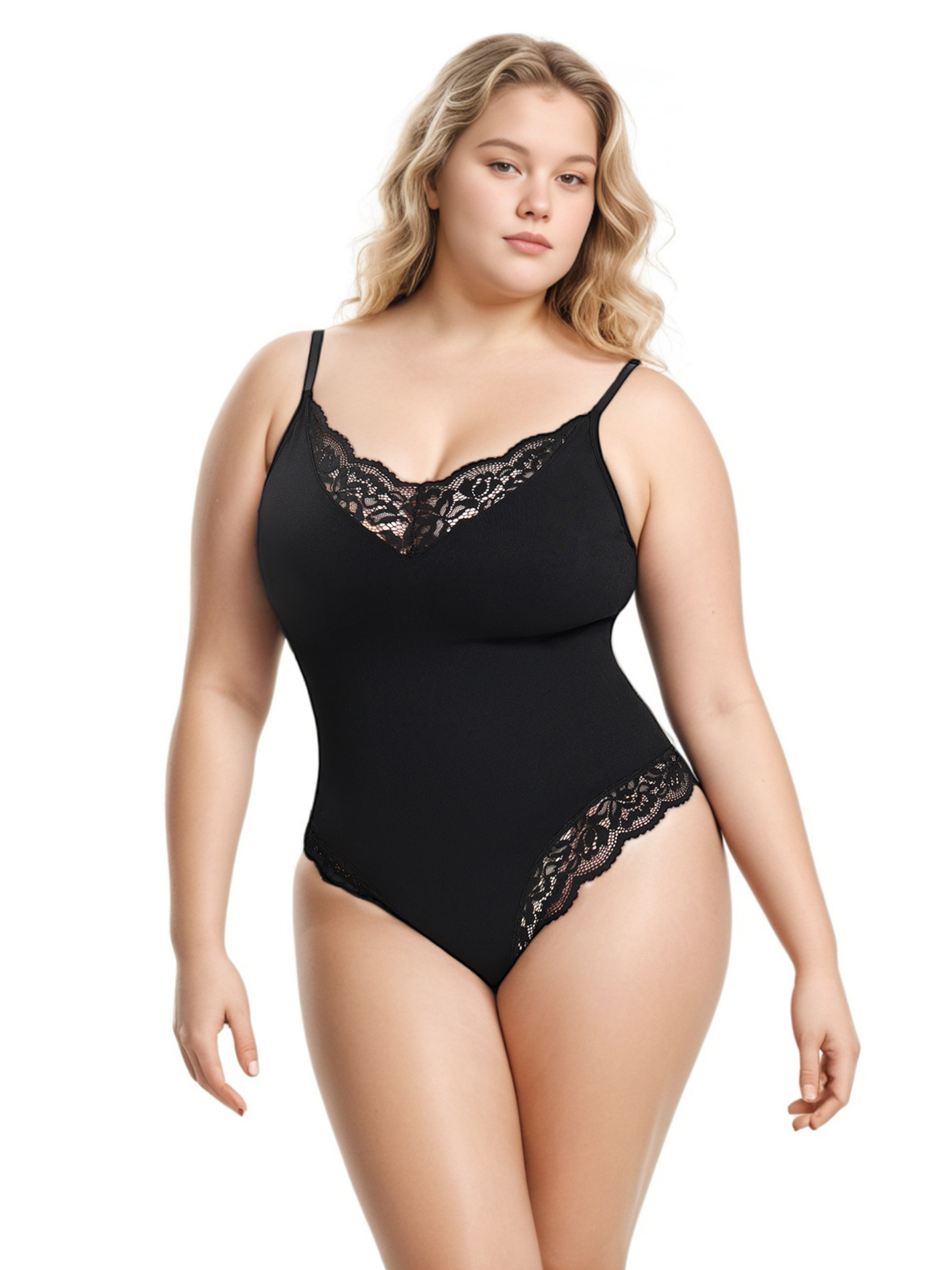 Sexy Spandex Spitze Rand Bustiers Shapewear