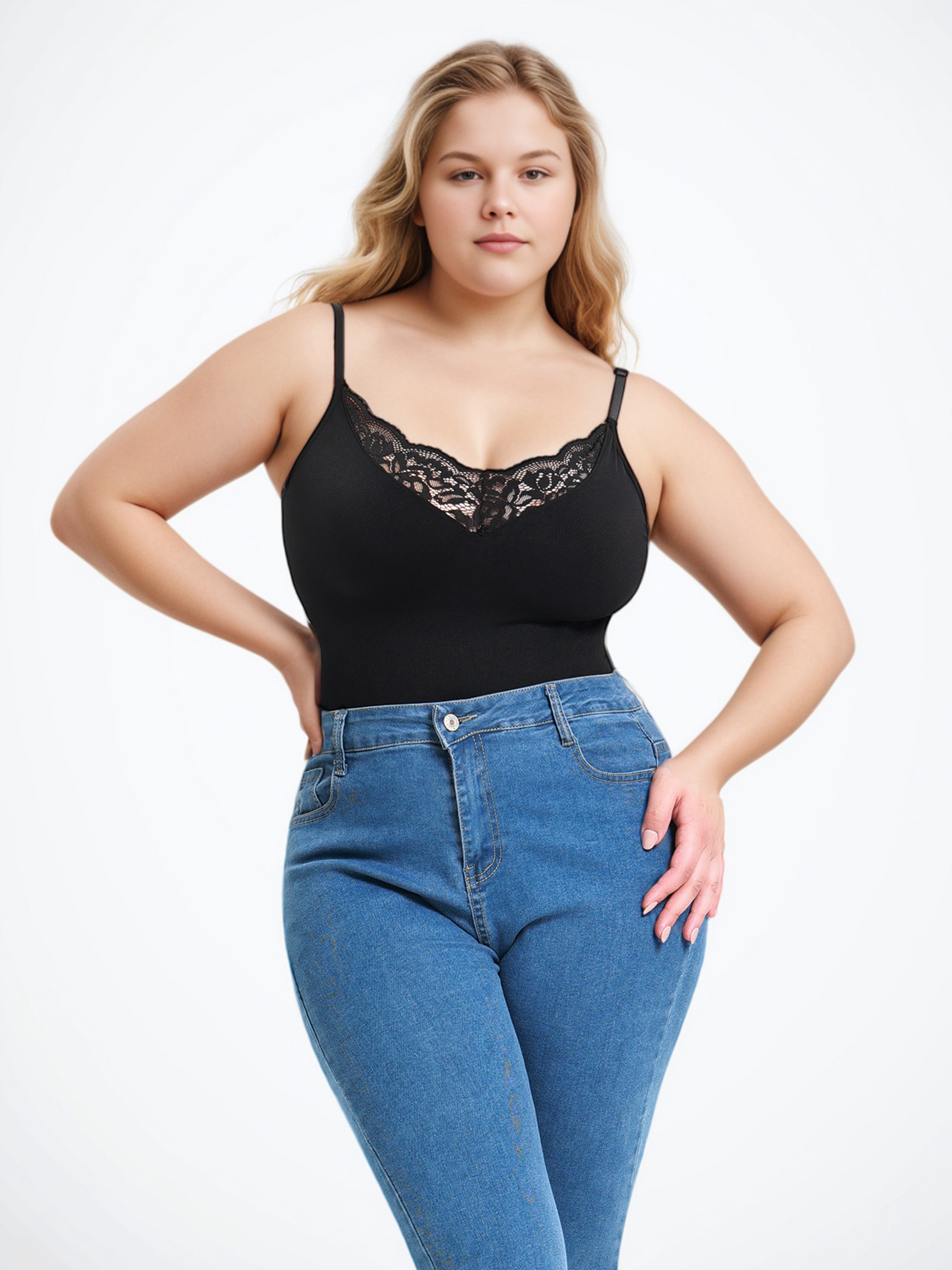 Sexy Spandex Spitze Rand Bustiers Shapewear