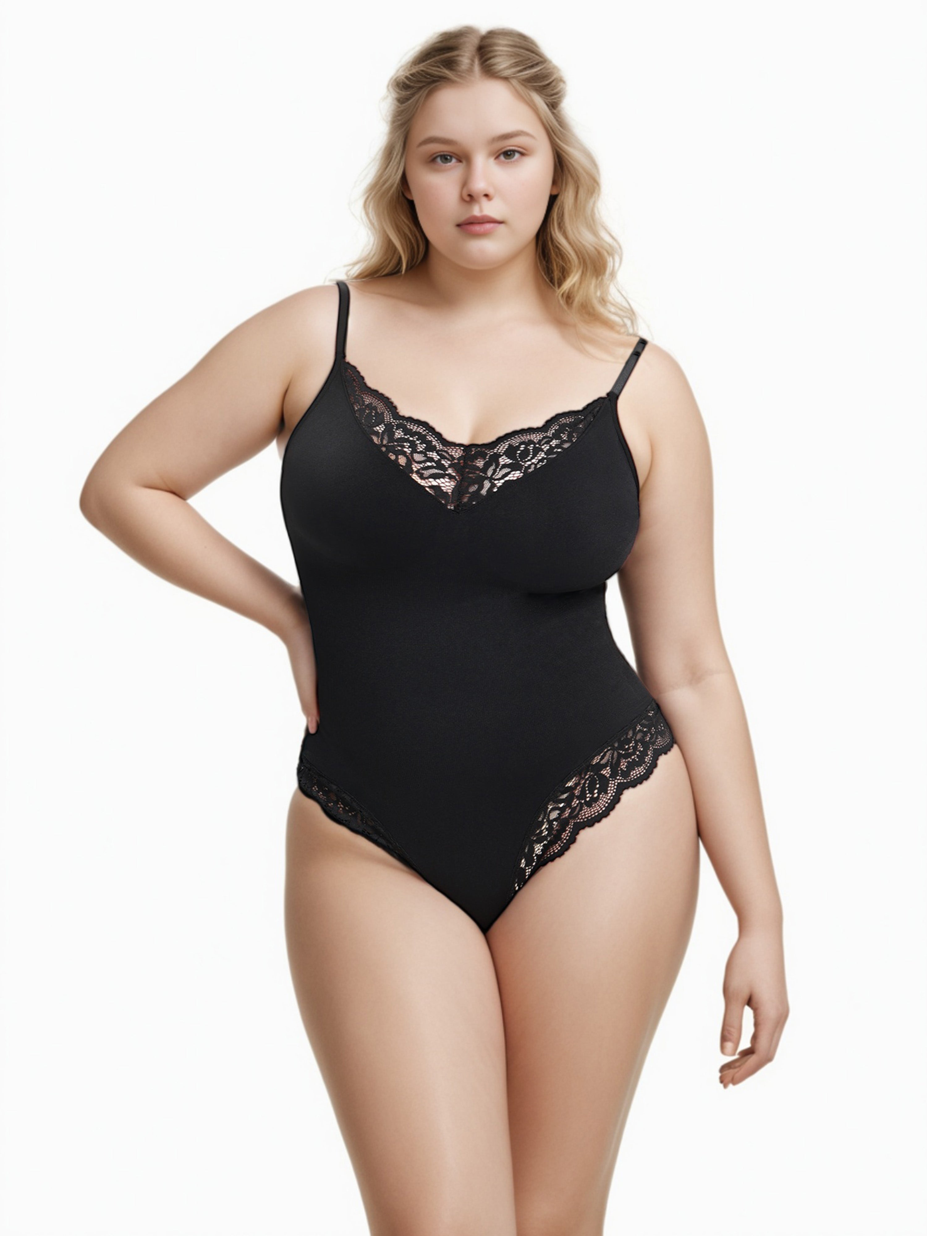 Sexy Spandex Spitze Rand Bustiers Shapewear