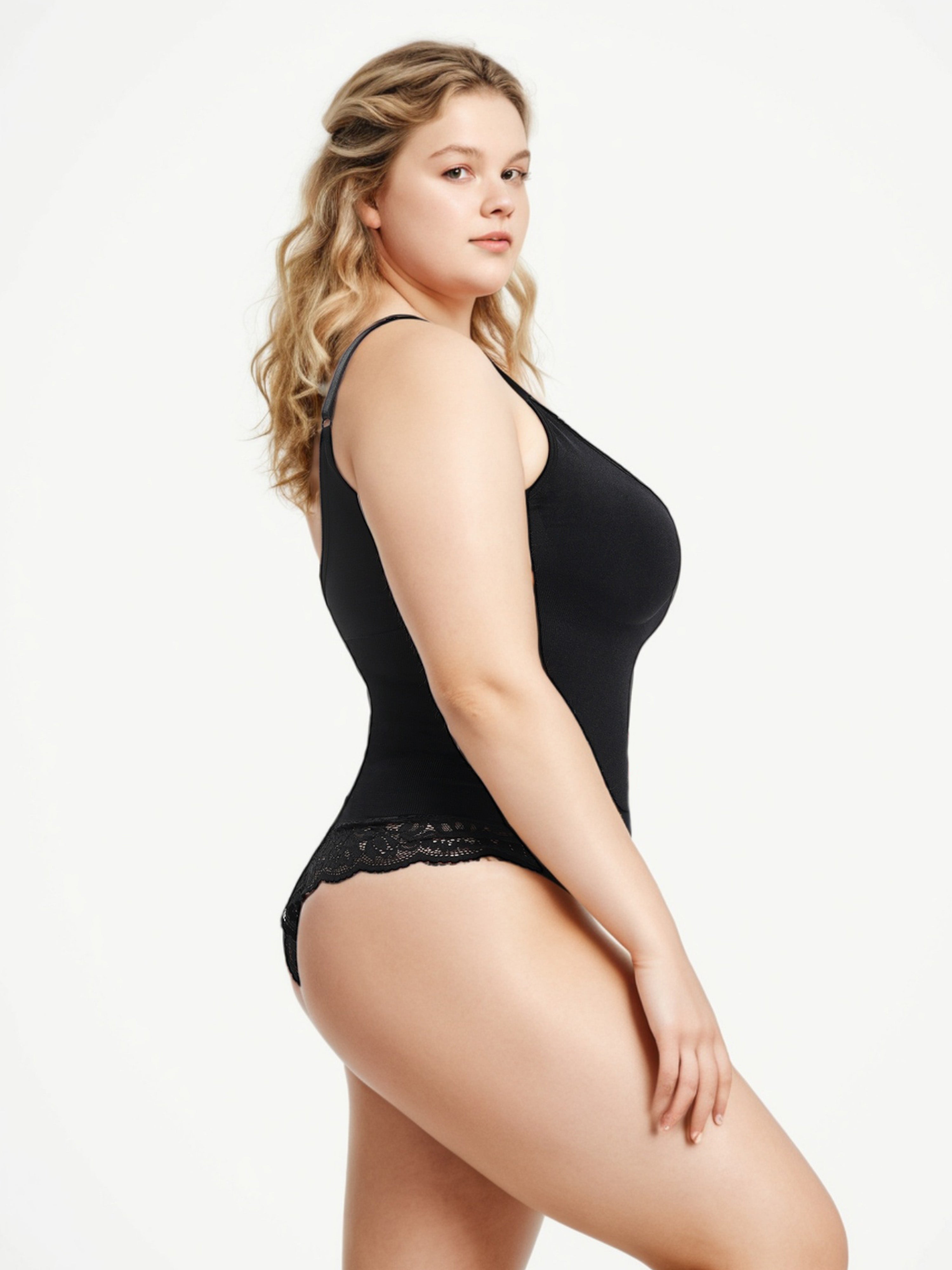 Sexy Spandex Spitze Rand Bustiers Shapewear