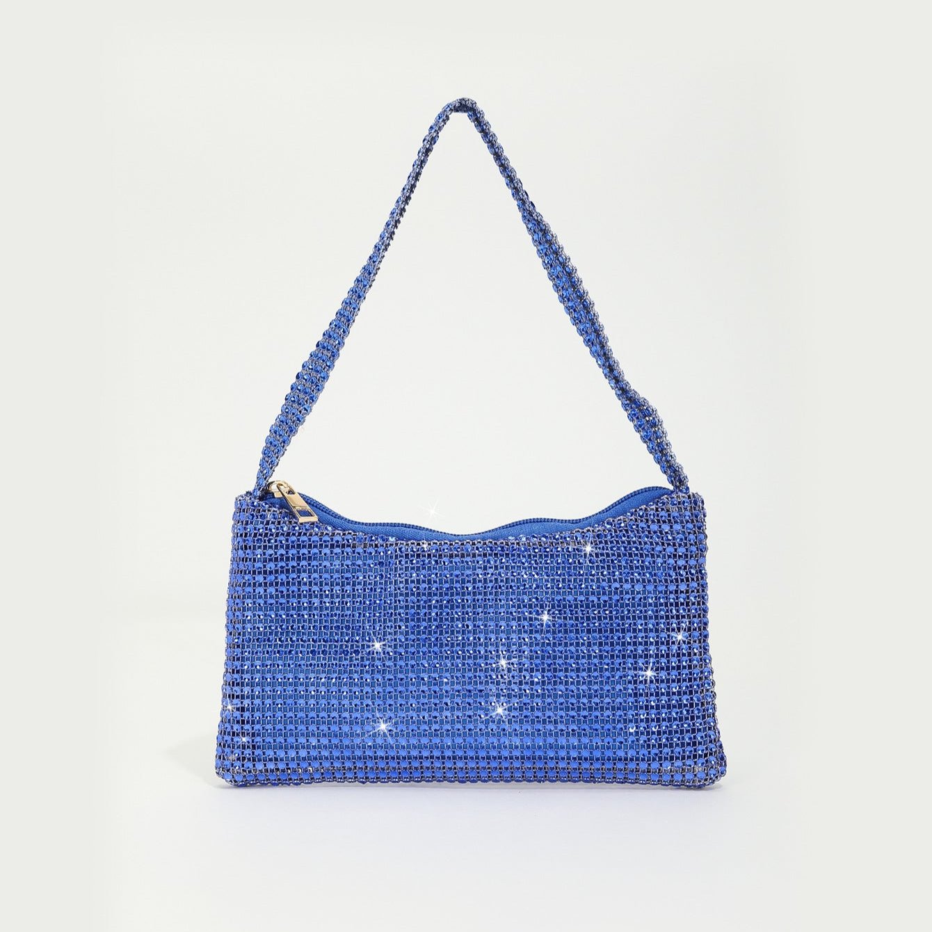 Solide Farbe Imitational Rhinestone Glittering Abendtasche