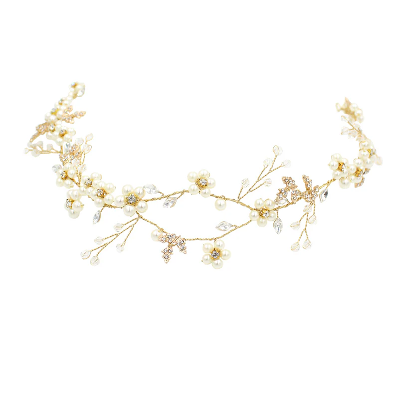 Floral Perle Hochzeit Stirnband