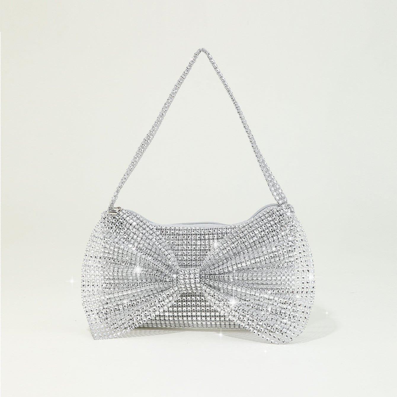 Sparkly Imitational Strass Frauen Abendtasche mit Schleife