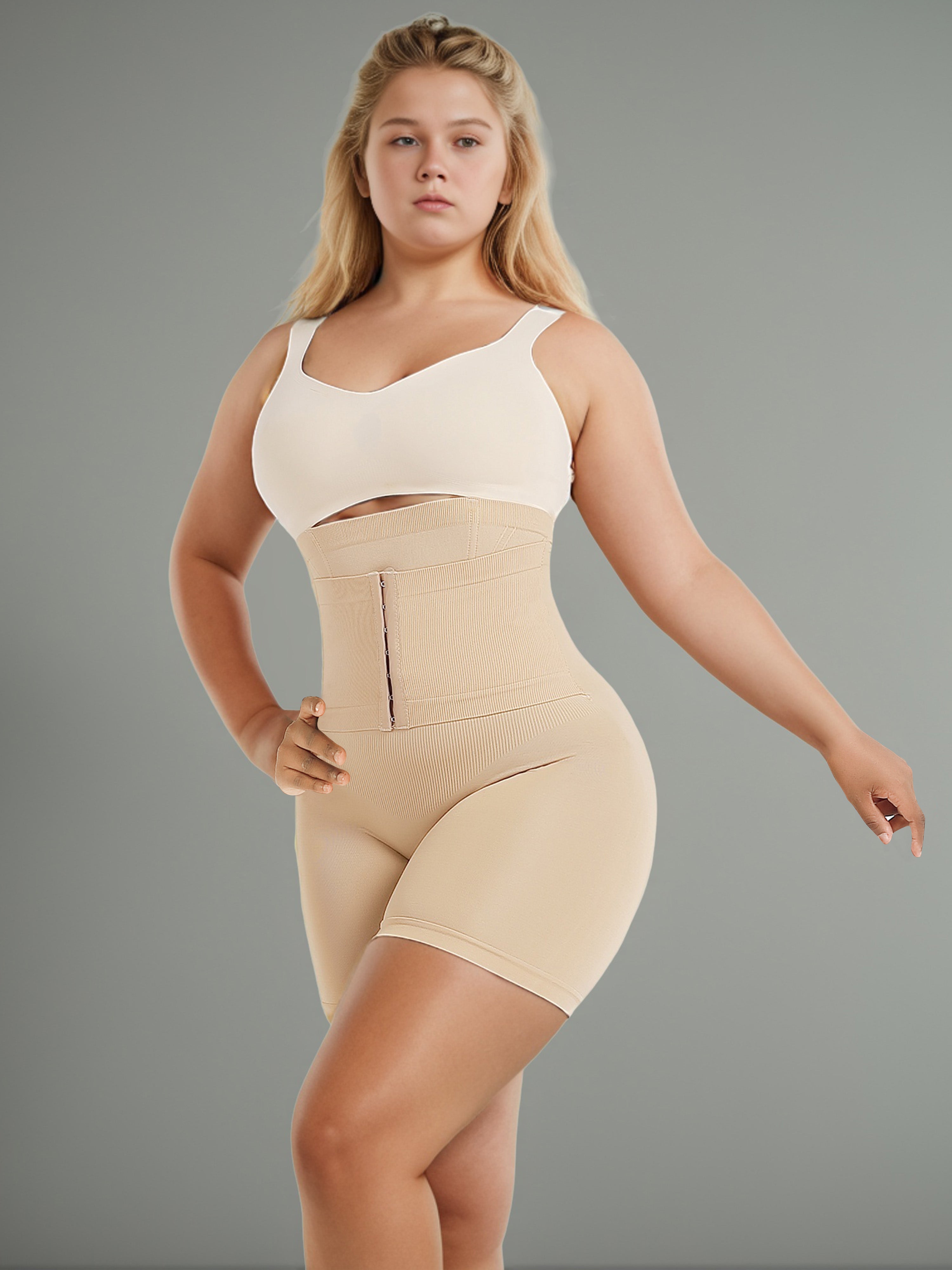 Feminine Sexy Chinlon Shaper Briefs/Taille Cincher Shapewear