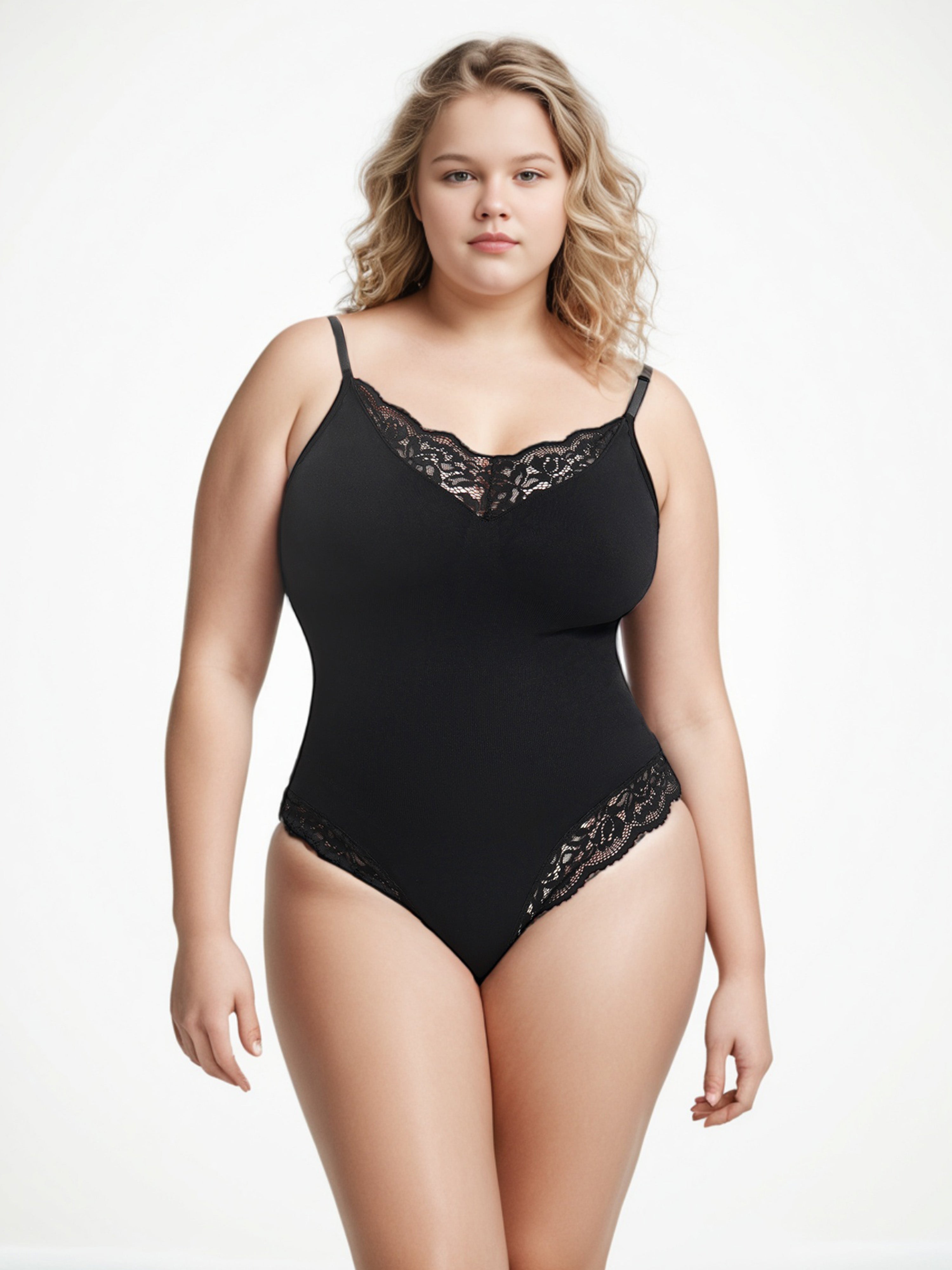 Sexy Spandex Spitze Rand Bustiers Shapewear