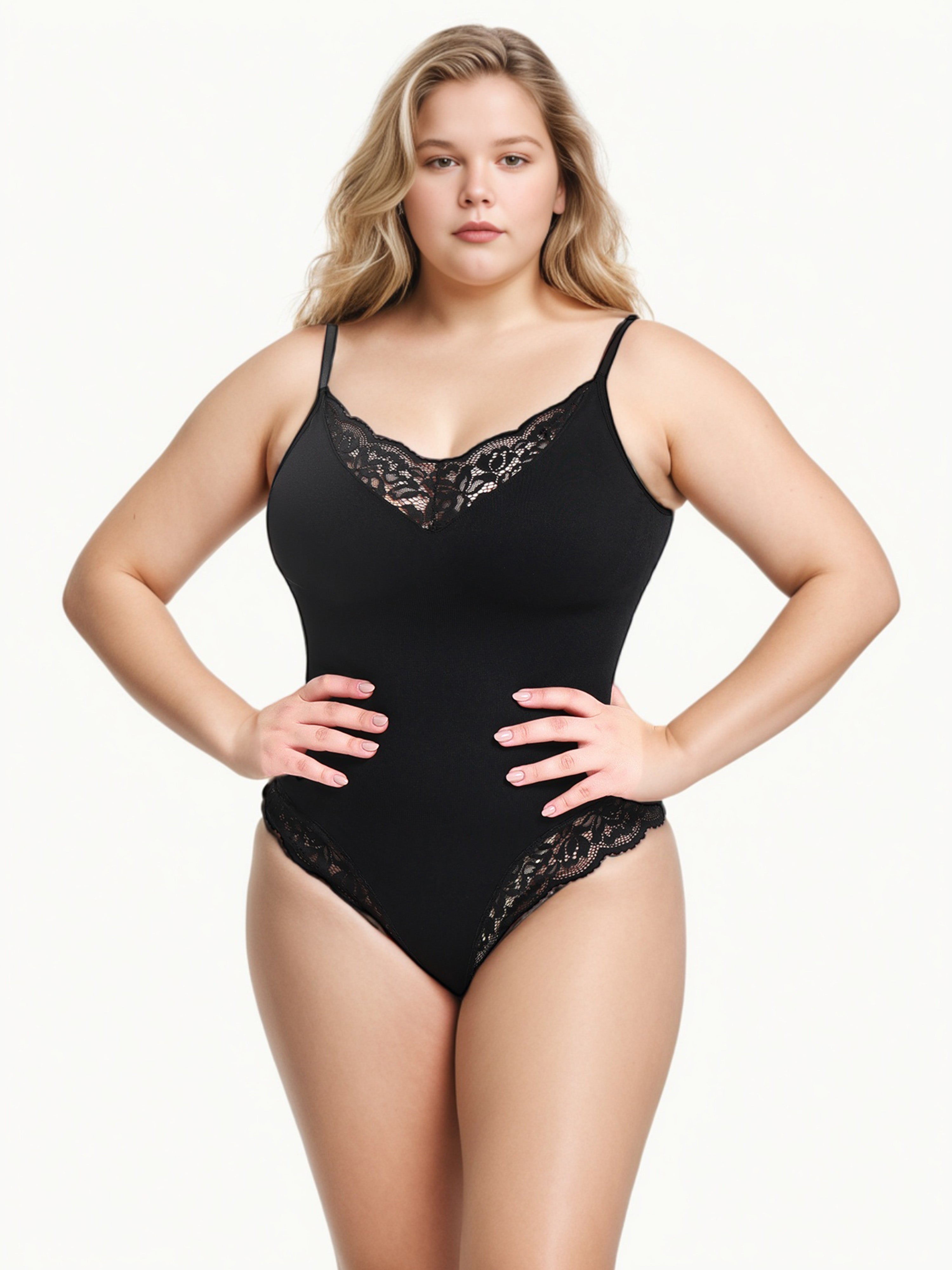 Sexy Spandex Spitze Rand Bustiers Shapewear