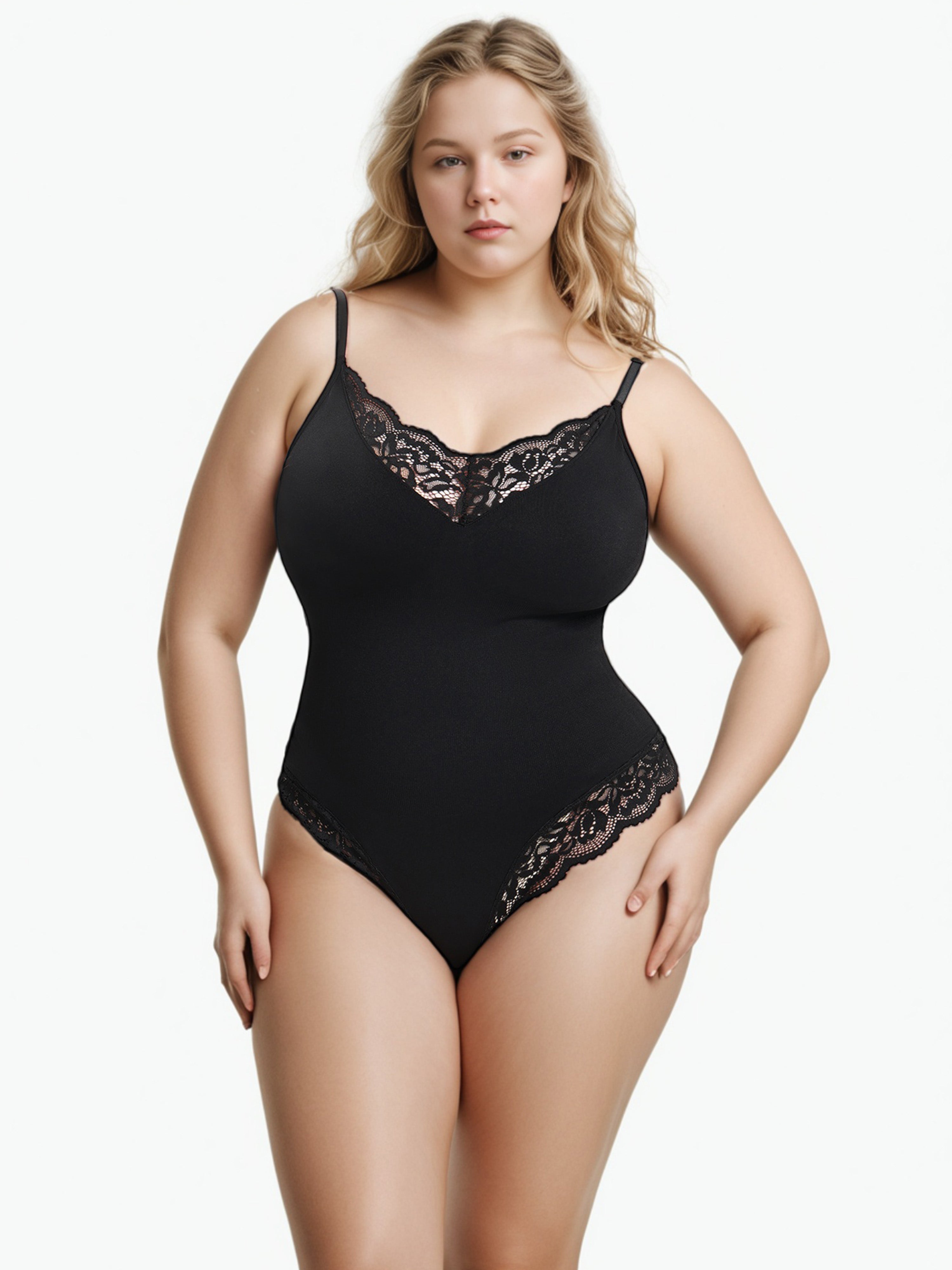 Sexy Spandex Spitze Rand Bustiers Shapewear