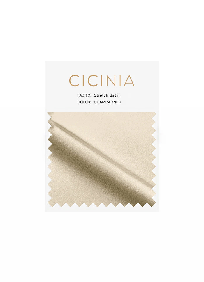 Cicinia Stretch Satin Stoffproben