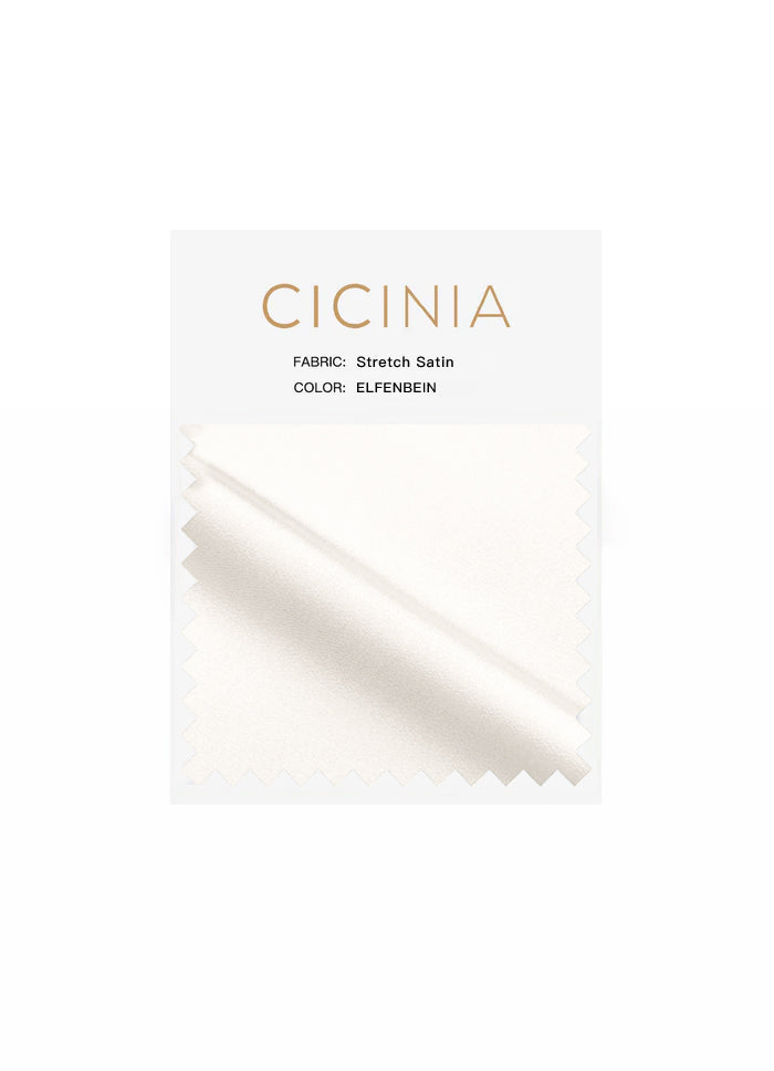 Cicinia Stretch Satin Stoffproben