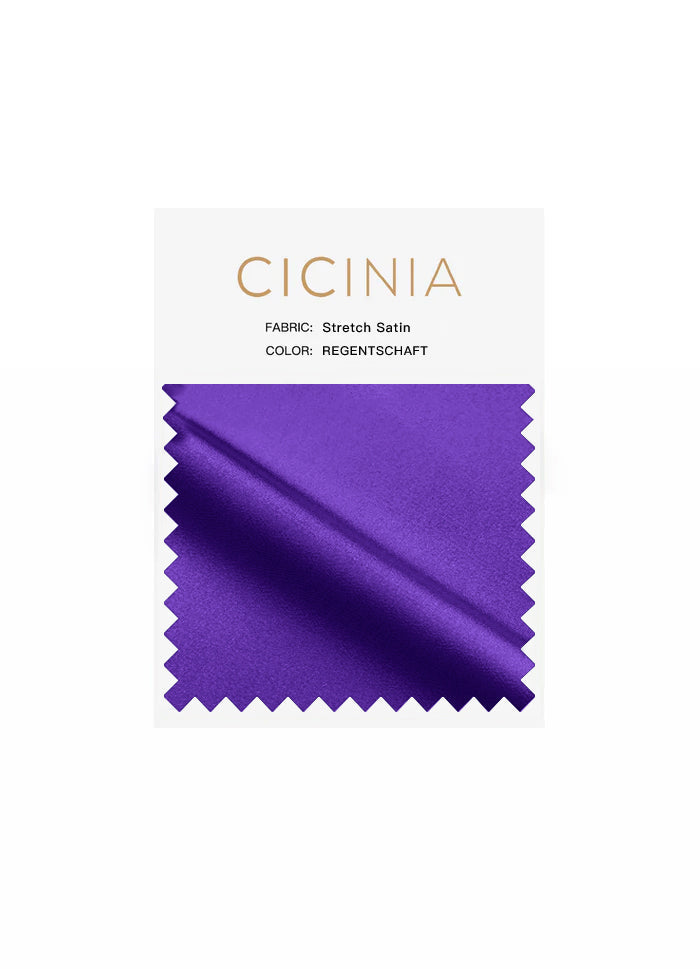 Cicinia Stretch Satin Stoffproben