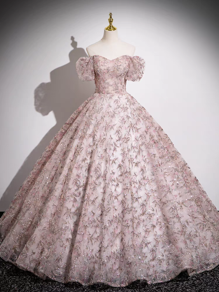 Üppige Entblößte Schulter Quinceanera Kleid