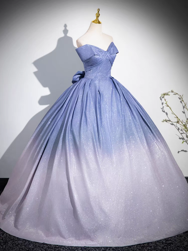 Entblößte Schulter V-Ausschnitt Quinceanera Kleid mit Schmetterling Schleife